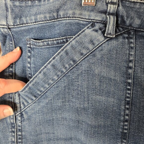 J.Jill Denim 20W Nantucket Full Leg Crop Jeans Medium Wash Flat Front Pockets - Picture 4 of 10